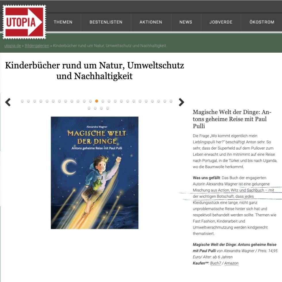Kinderbuch-Rezension auf Utopia.de, Magische Welt der Ding, Band 1