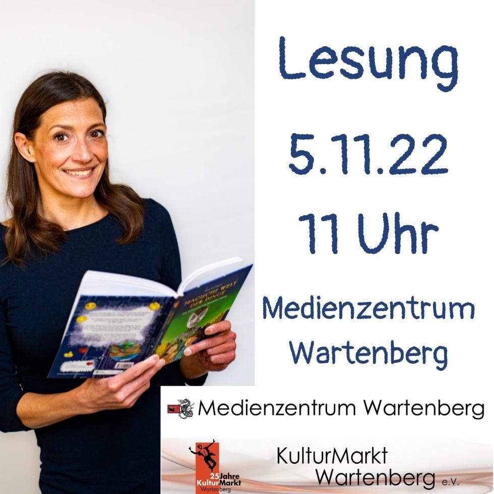 Plakat für Kinderbuchlesung in Wartenberg